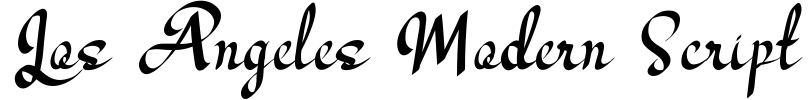 Los Angeles - Modern Script
