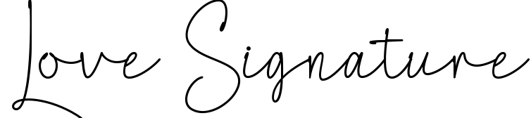 Love Signature