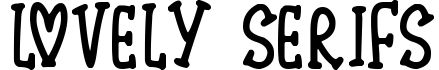 Lovely Serifs