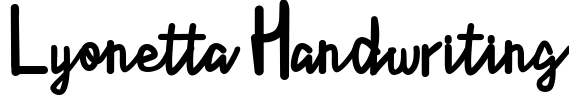 Lyonetta Handwriting