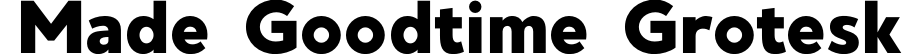 MADE GoodTime Grotesk