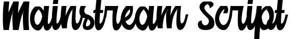 Mainstream Script