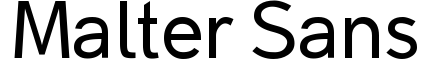 Malter Sans