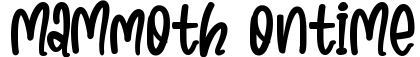 Mammoth Ontime