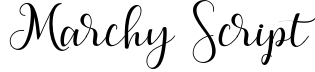 Marchy Script