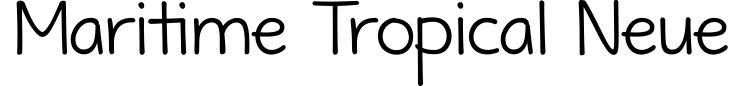 Maritime Tropical Neue