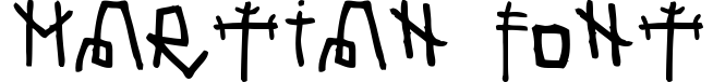 Martian Font