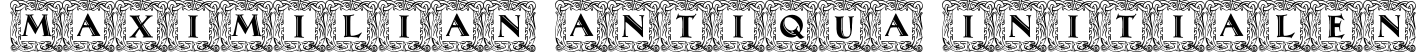 Maximilian Antiqua Initialen