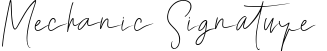 Mechanic Signature