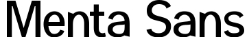 Menta Sans