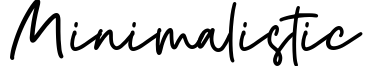 Minimalistic