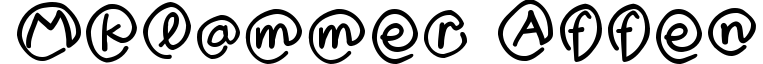 MKlammer Affen