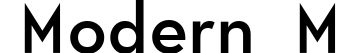 Modern M