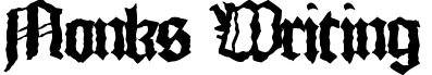Monks Writing