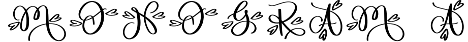 Monogram A