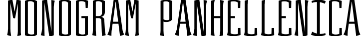 Monogram Panhellenica