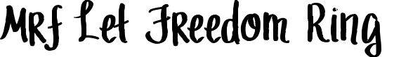MRF Let Freedom Ring