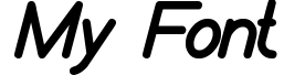 My font