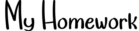 My Homework
