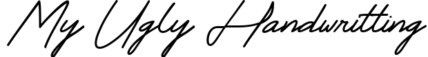 My Ugly Handwritting
