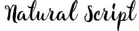 Natural Script