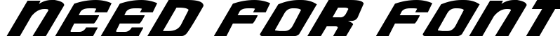 Need for Font