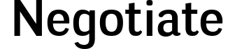 Negotiate