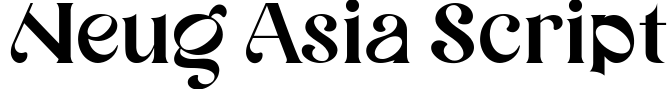 Neug Asia Script