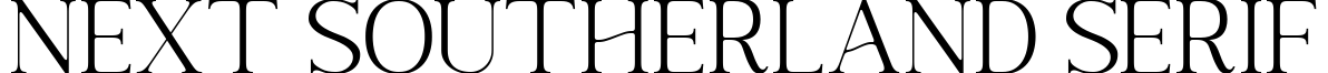 Next Southerland Serif