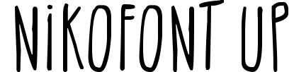 NikoFont Up