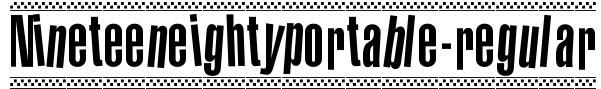 NineteenEightyPortable-Regular