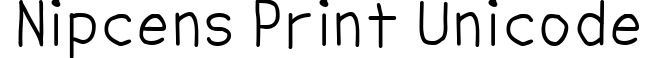 NipCen's Print Unicode