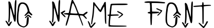 No Name Font