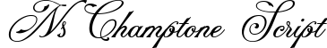 NS Champtone Script