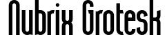 Nubrix Grotesk