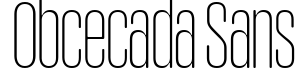 Obcecada Sans