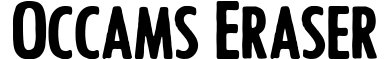 Occams Eraser