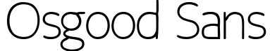Osgood Sans