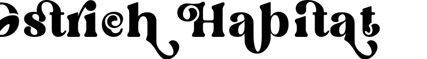 Ostrich Habitat