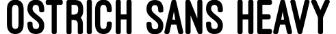 Ostrich Sans Heavy