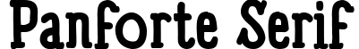 Panforte Serif