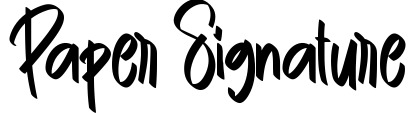 Paper Signature