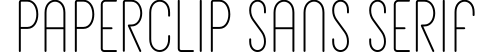 Paperclip Sans Serif