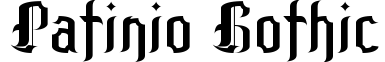 Patinio Gothic