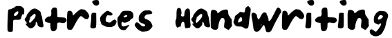 Patrices Handwriting