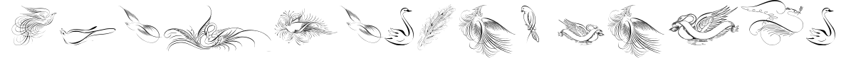 Penmanship Birds