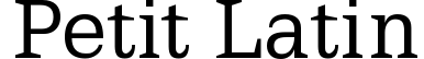 Petit Latin