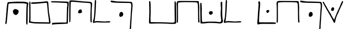 PigPen Code Font