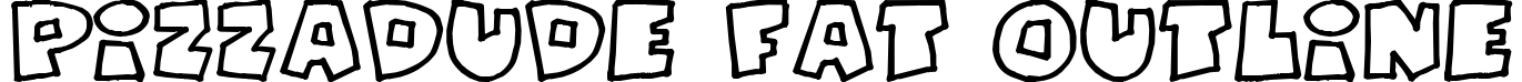 Pizzadude Fat Outline