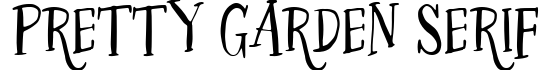 Pretty Garden Serif